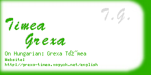 timea grexa business card